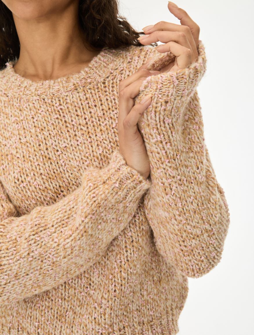 Crew-neck jumper - CAMEL - iBlues - 3