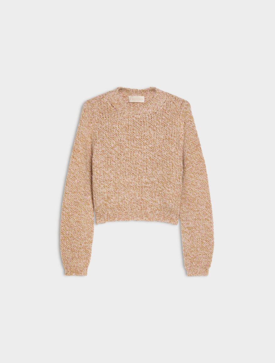 Crew-neck jumper - CAMEL - iBlues - 5