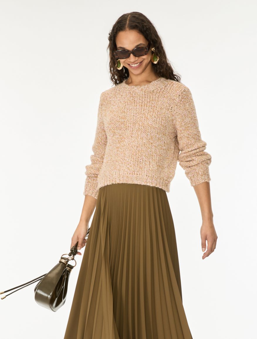 Crew-neck jumper - CAMEL - iBlues