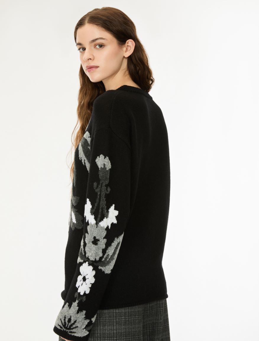 Wool-blend jumper - BLACK - iBlues - 2