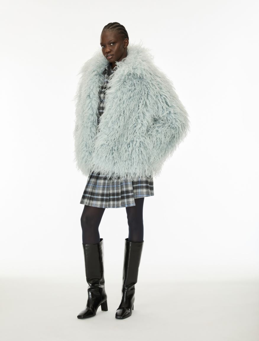 Plush jacket - LIGHT BLUE - iBlues - 3