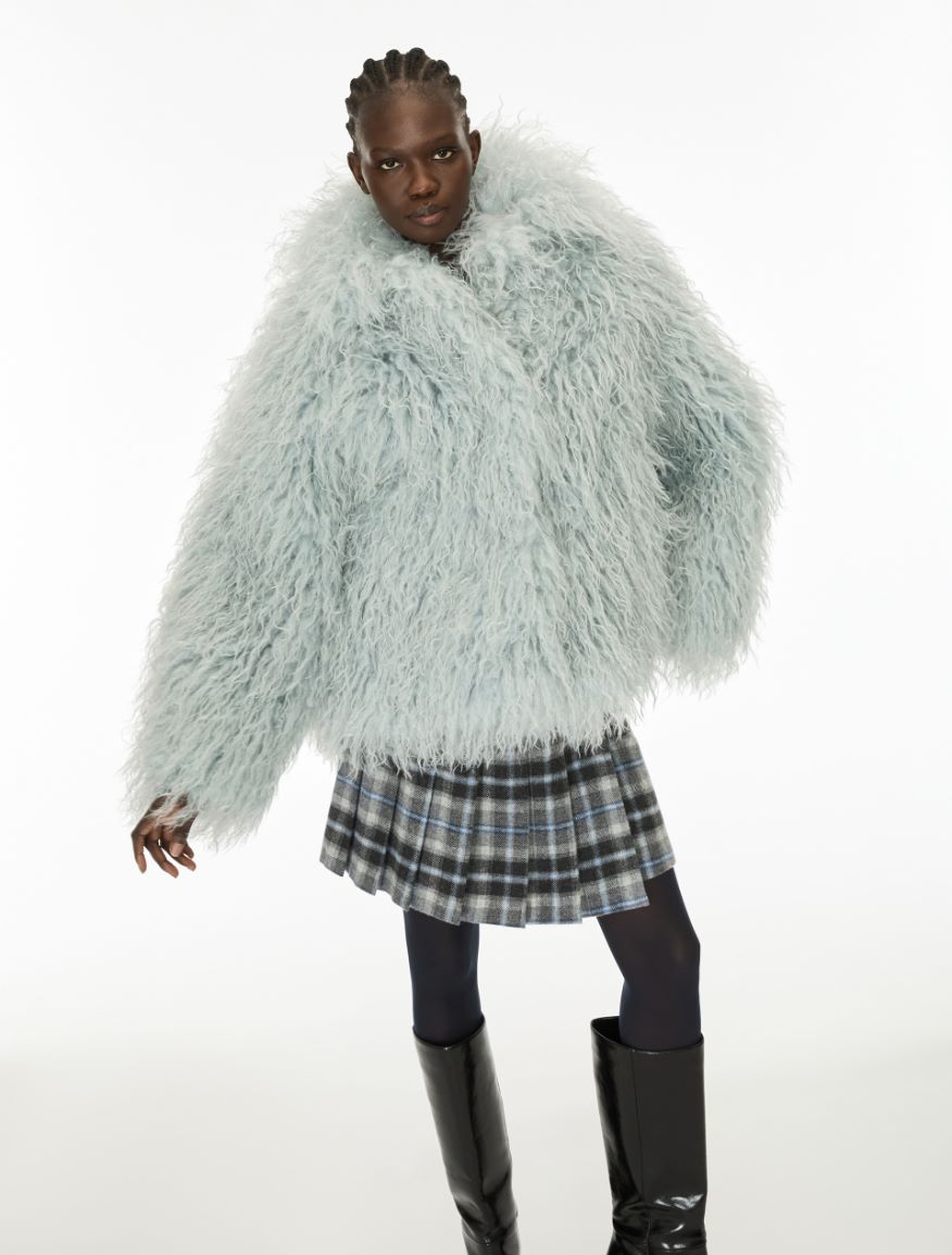 Plush jacket - LIGHT BLUE - iBlues - 4