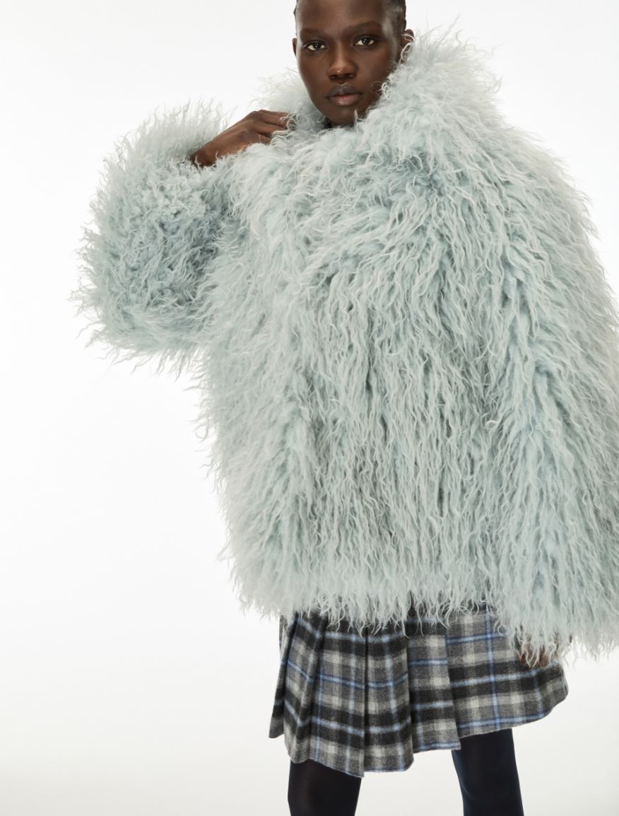 Plush jacket - LIGHT BLUE - iBlues