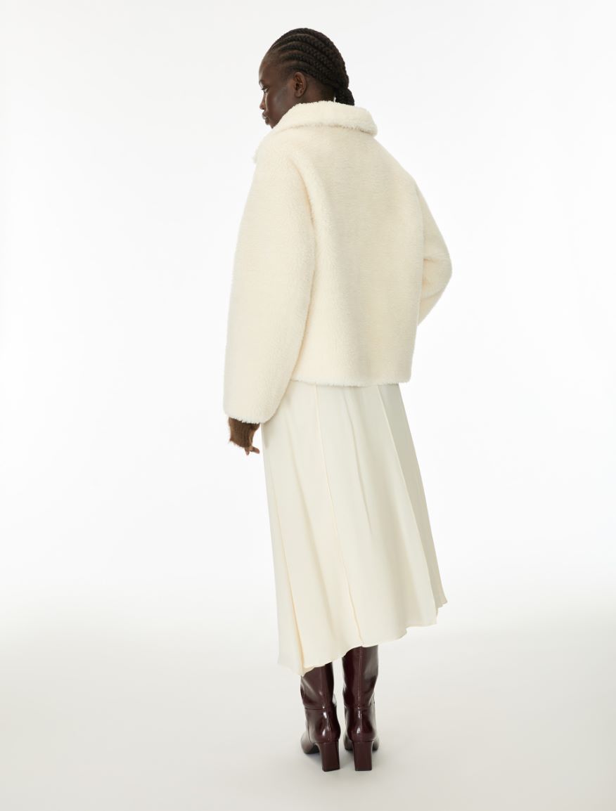 High-neck jacket - IVORY - iBlues - 2