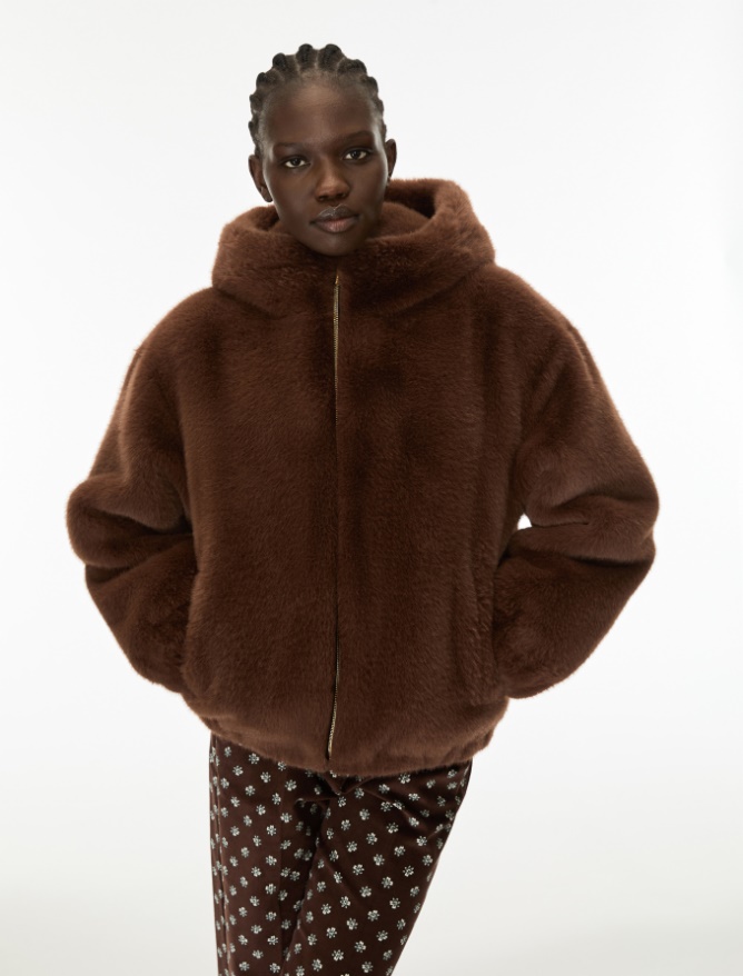 Hooded bomber jacket - iBlues