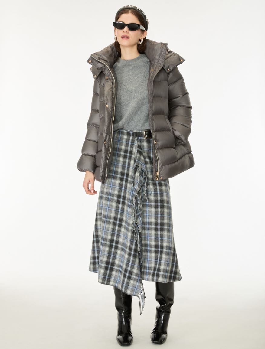 Cocoon puffer jacket - GREY - iBlues - 4