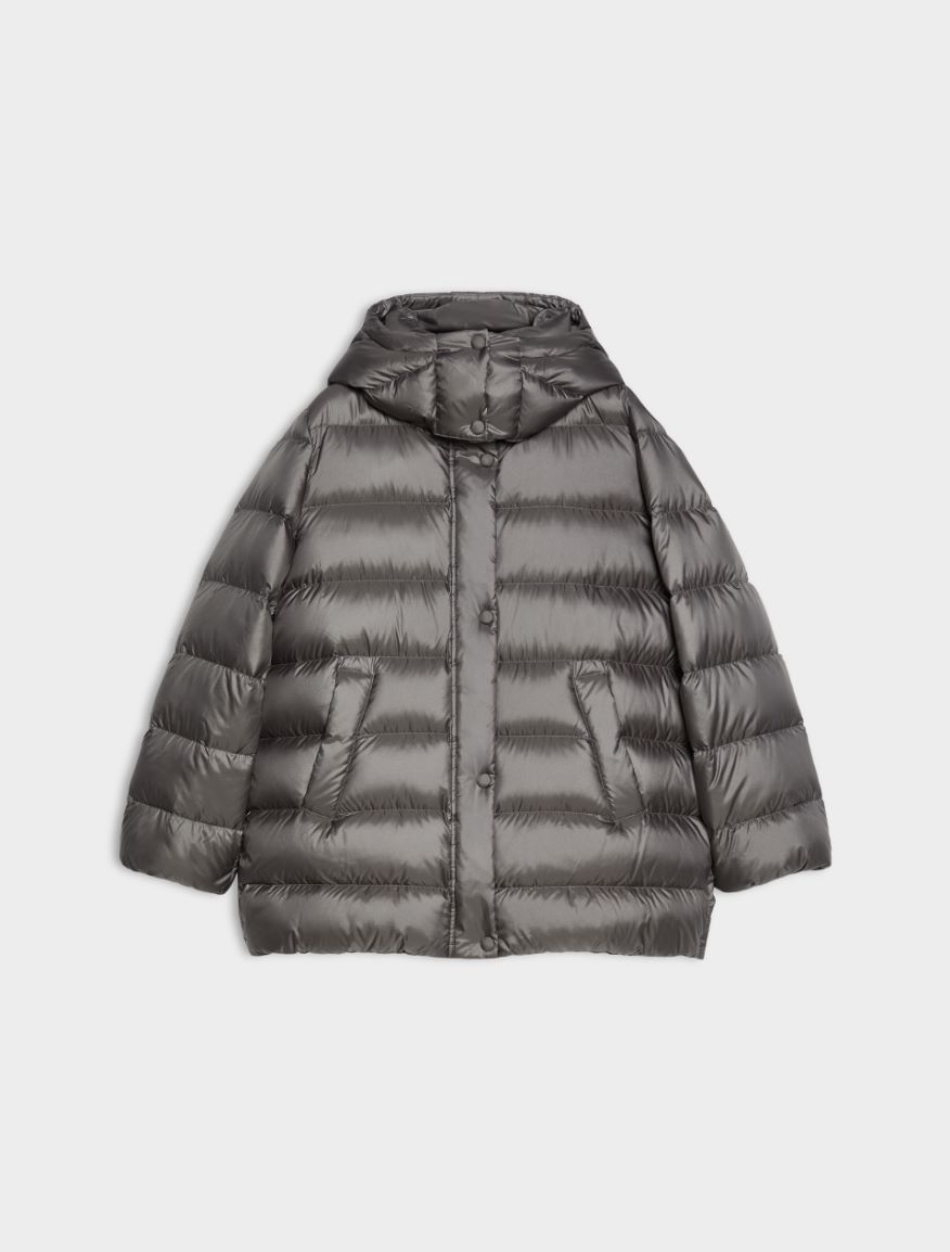 Cocoon puffer jacket - GREY - iBlues - 5
