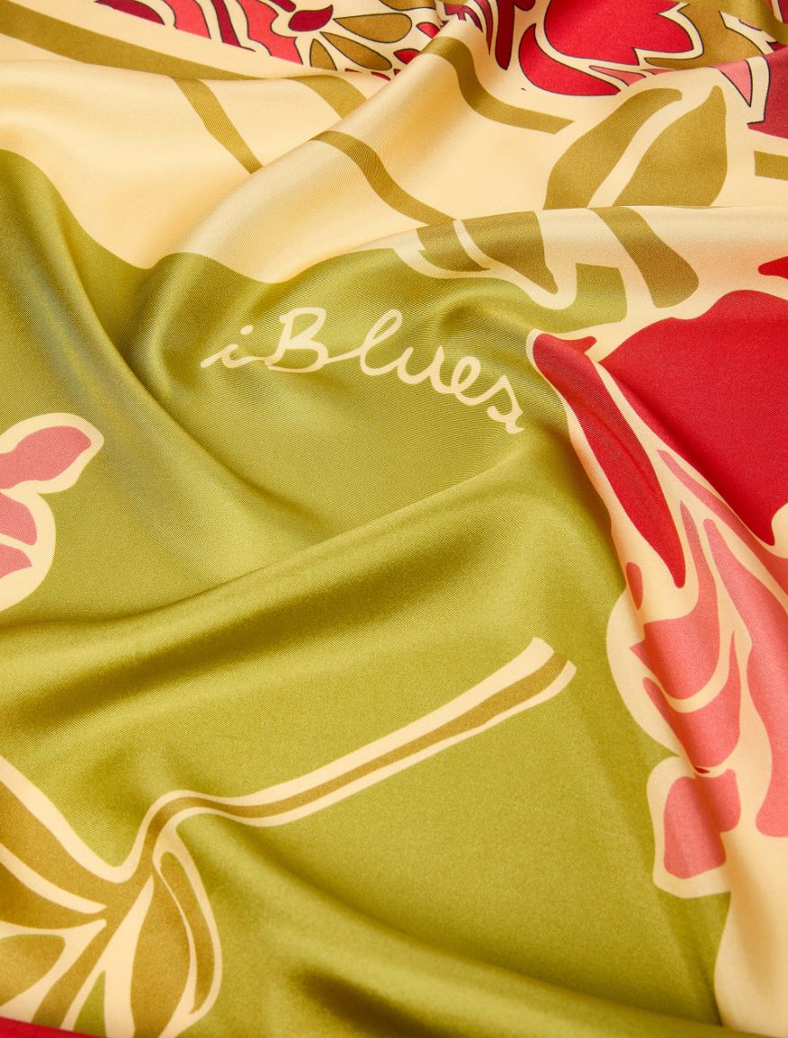 Silk scarf - MUSTARD - iBlues - 2