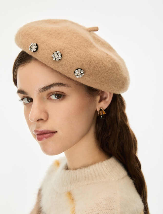 Rhinestone beret - iBlues - 3