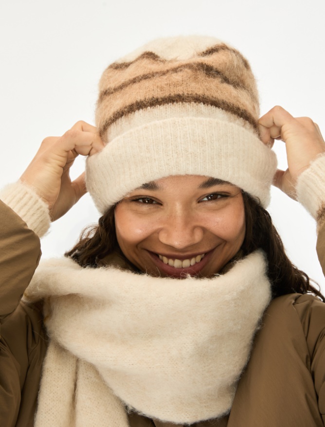 Mohair-blend beanie - iBlues - 3