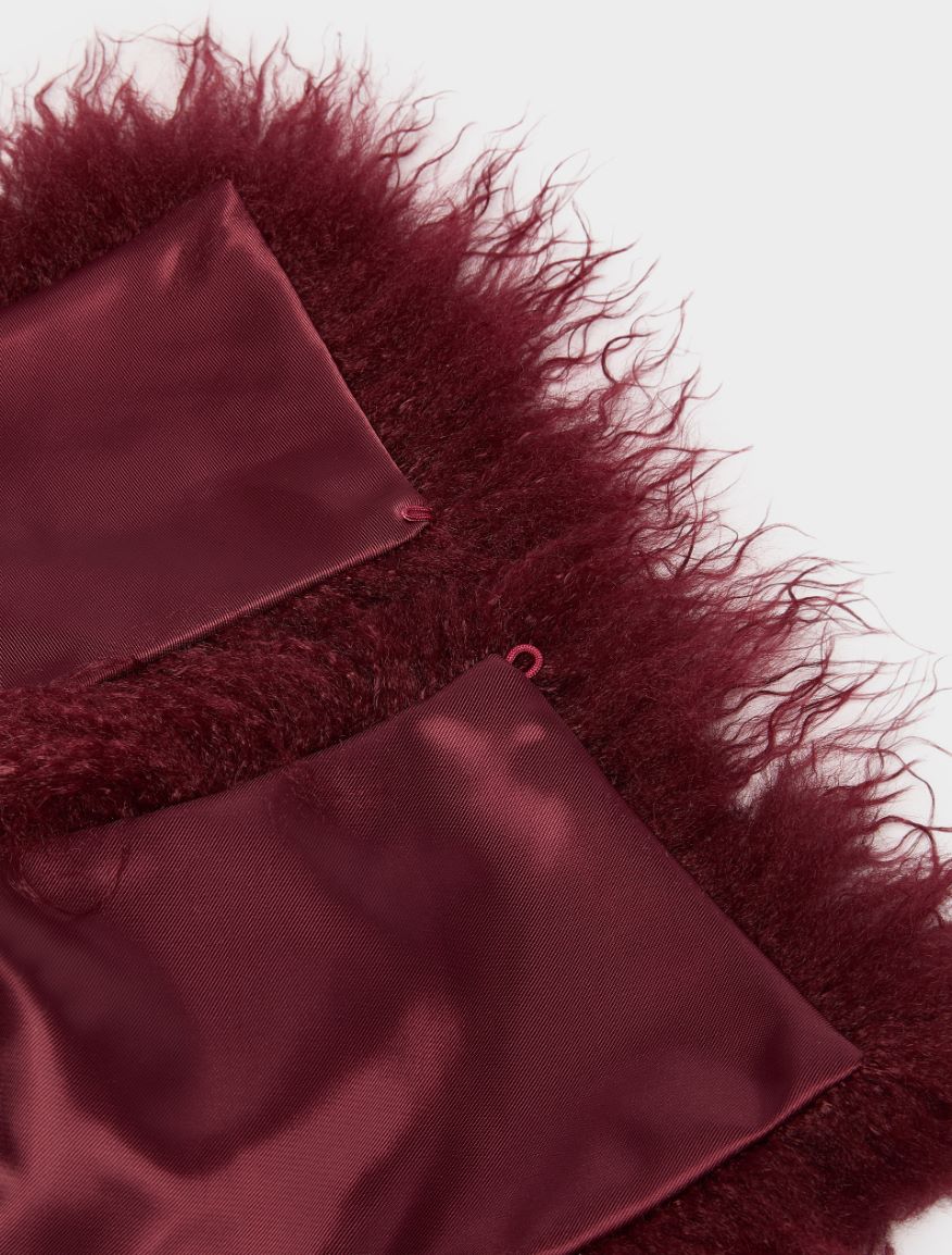 Cosy fabric collar - BORDEAUX - iBlues - 2