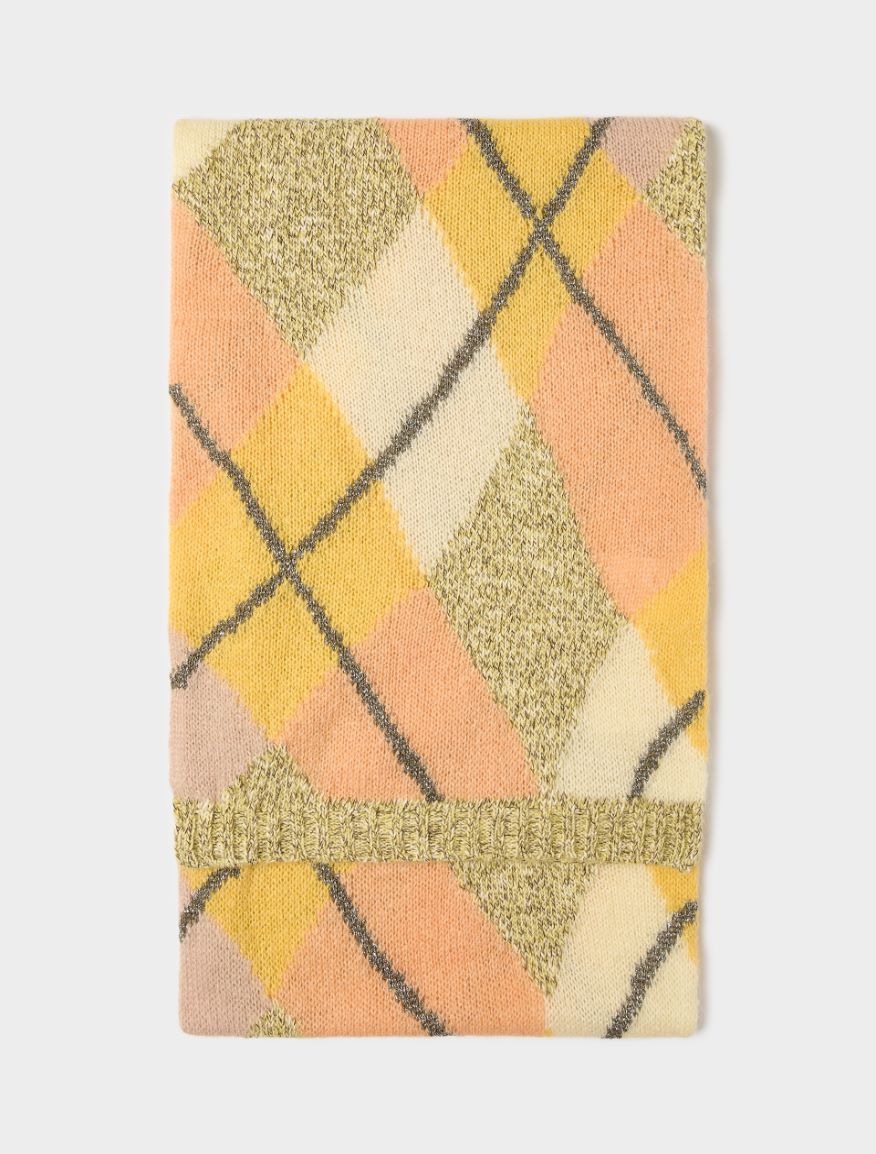 Lurex scarf - LEMON - iBlues