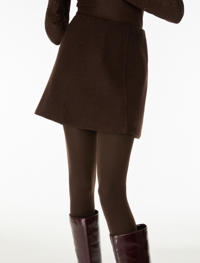 Boiled wool skirt - iBlues
