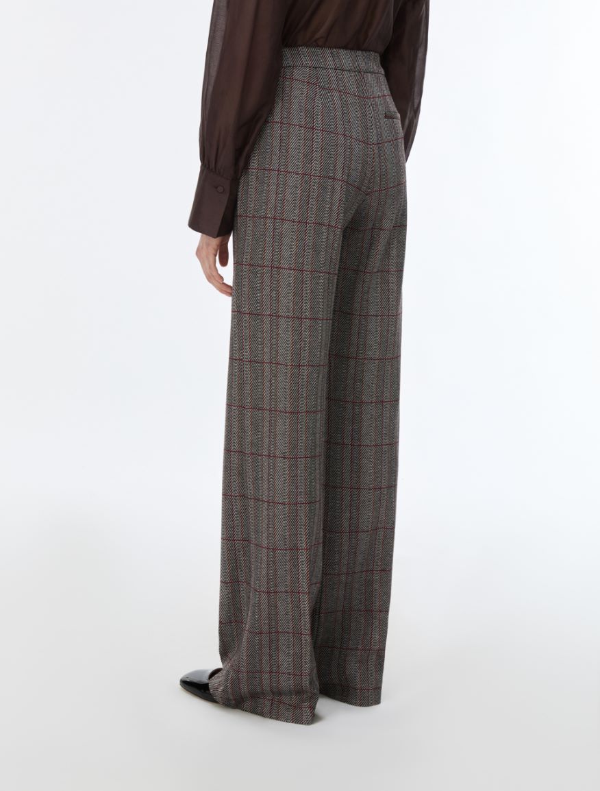 Jacquard trousers - BLACK - iBlues - 2