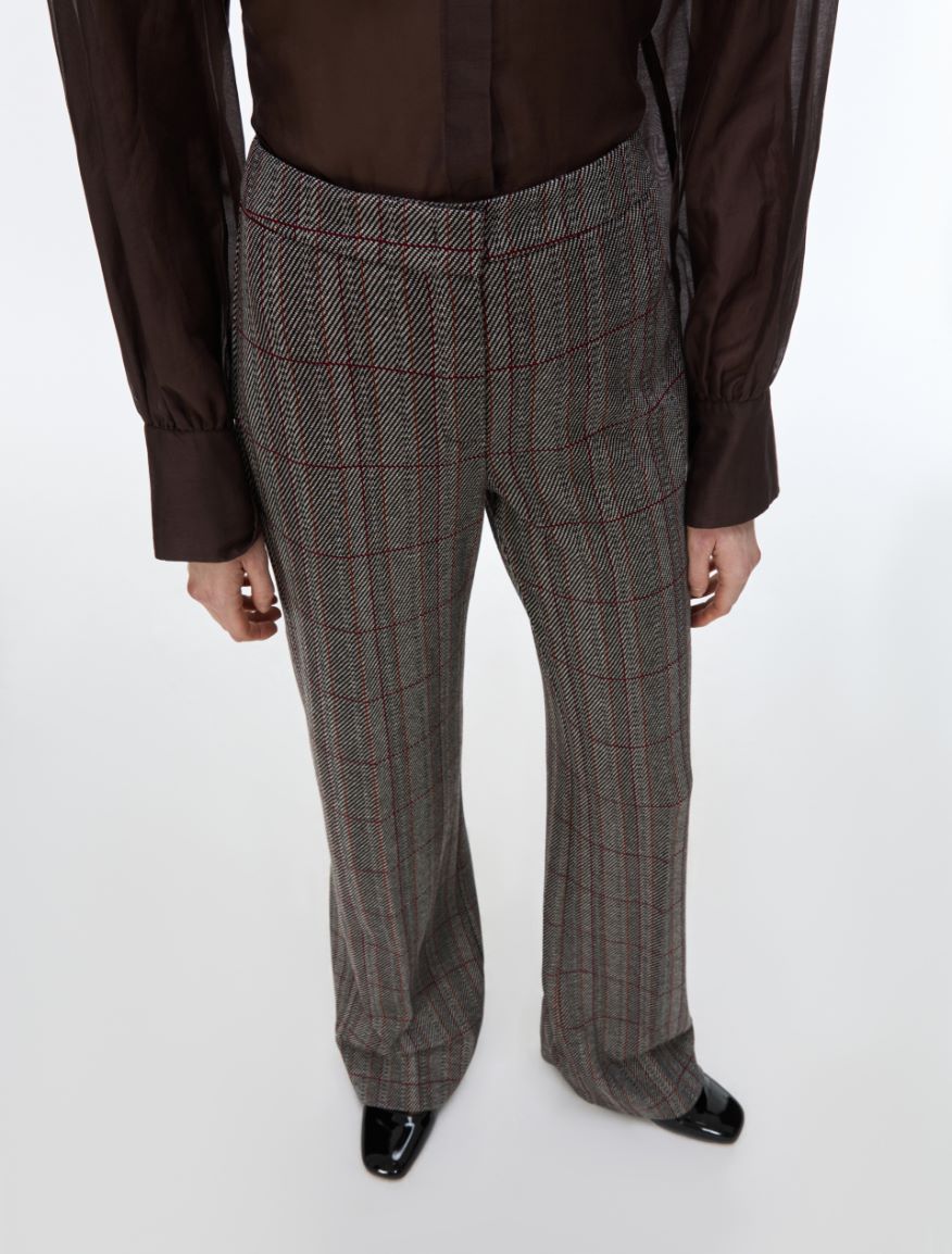 Jacquard trousers - BLACK - iBlues - 3