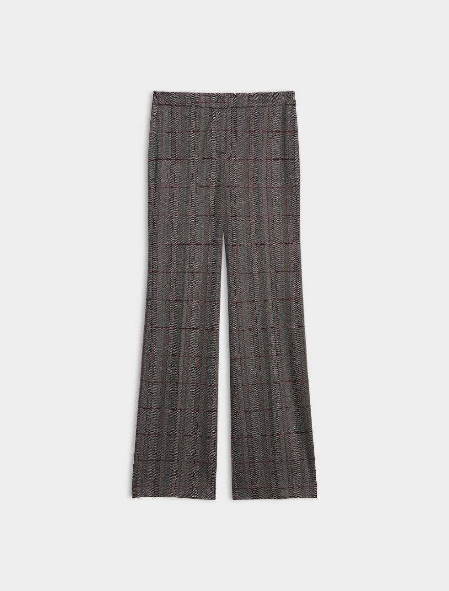 Jacquard trousers - BLACK - iBlues - 5