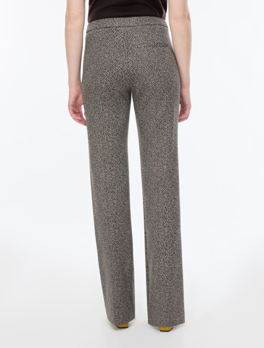 Jacquard trousers - BLACK - iBlues - 2