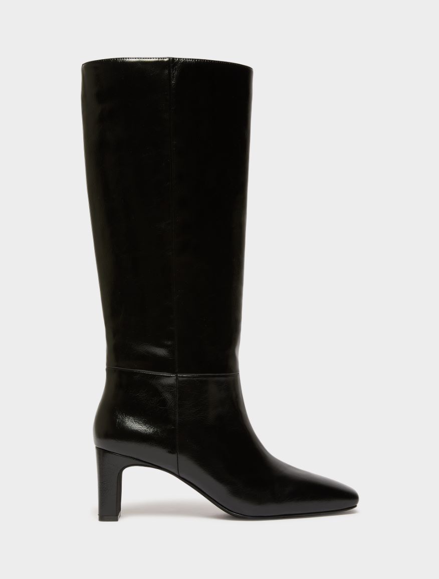 Square-toe boots - BLACK - iBlues