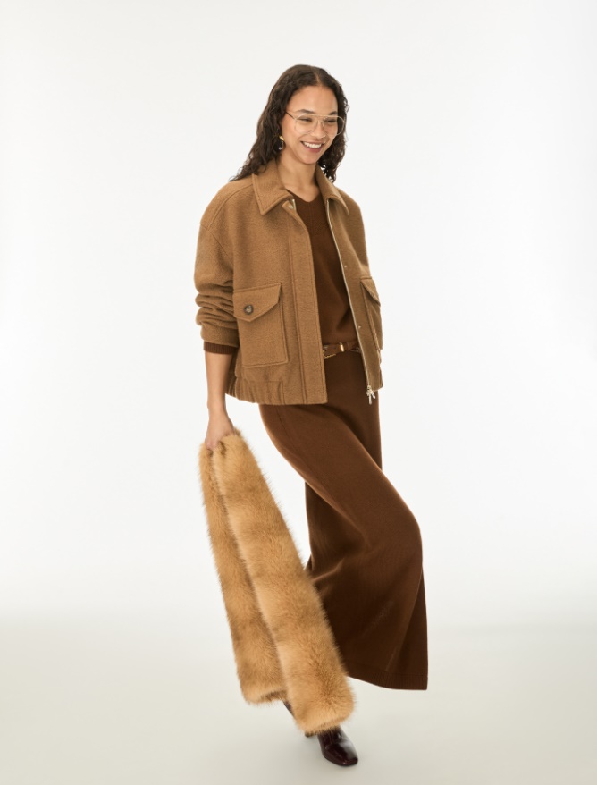 Boiled wool jacket - iBlues