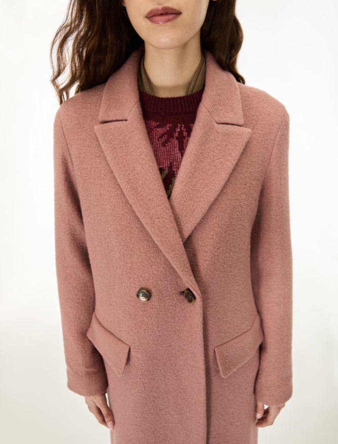 Boiled wool coat - iBlues - 3