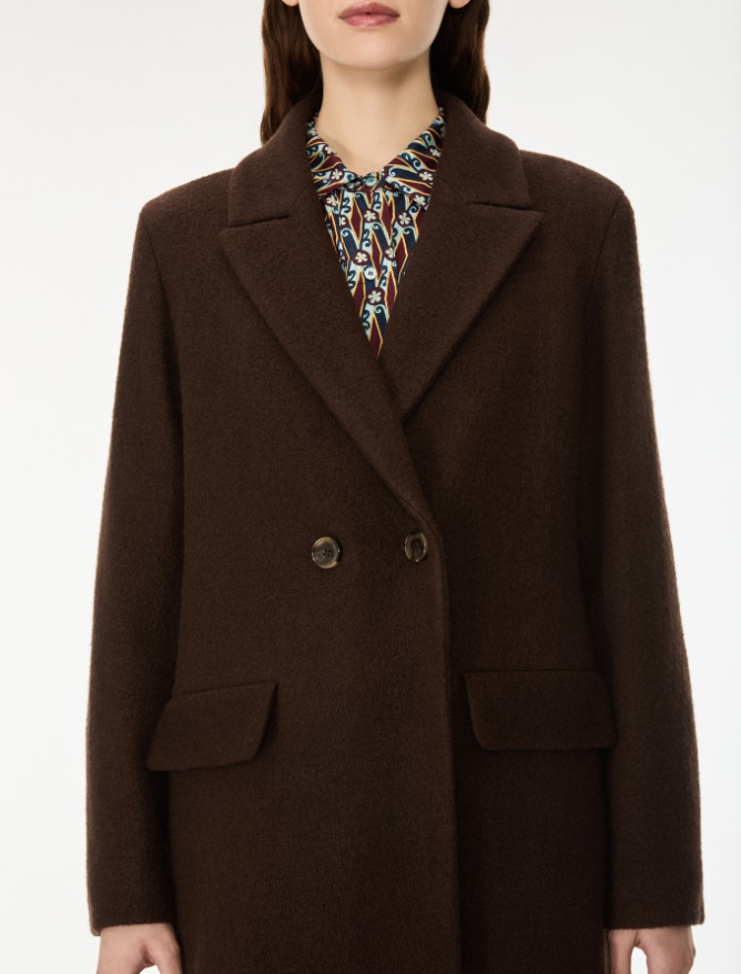 Boiled wool coat - iBlues - 3