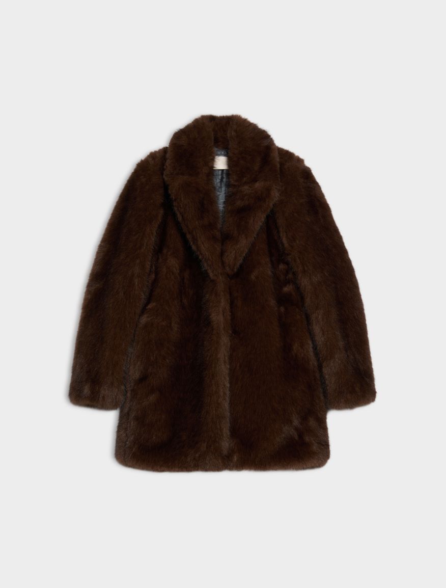 Jersey coat - BROWN - iBlues - 5