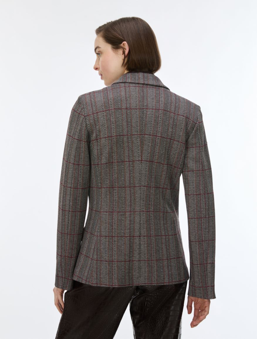 Blazer aus Jersey - SCHWARZ - iBlues - 2