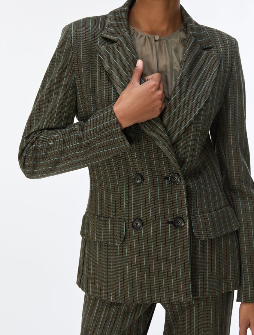 Jersey blazer - KAKI - iBlues - 3