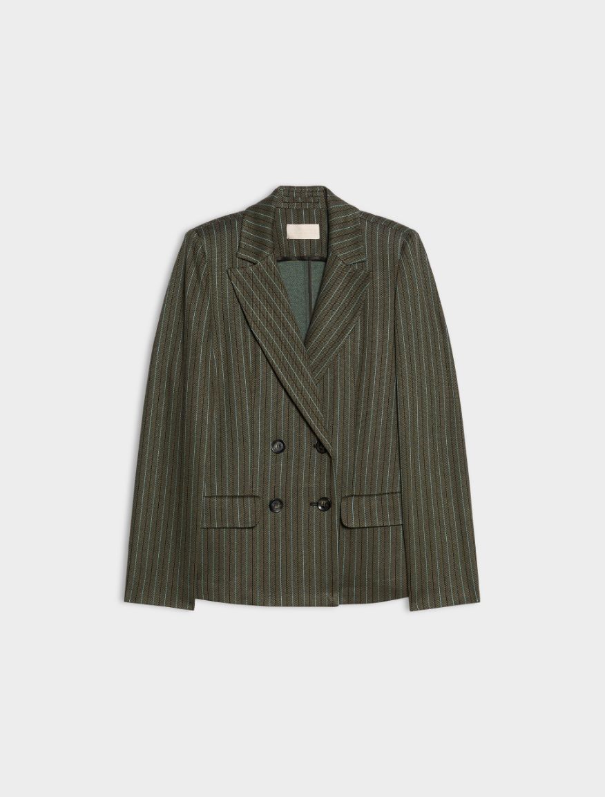 Jersey blazer - KAKI - iBlues - 5