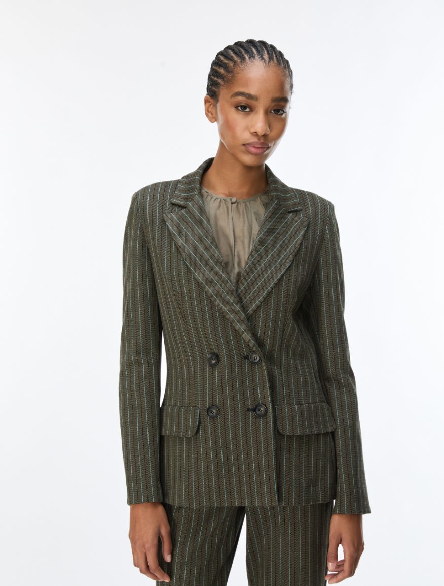 Jersey blazer - KAKI - iBlues