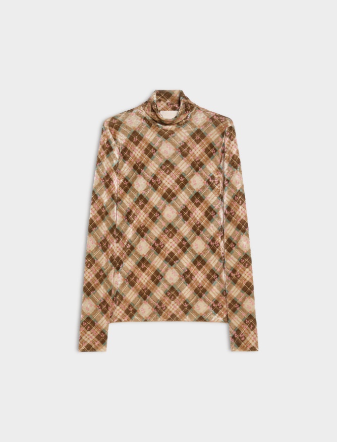 Printed mock polo neck - iBlues - 5