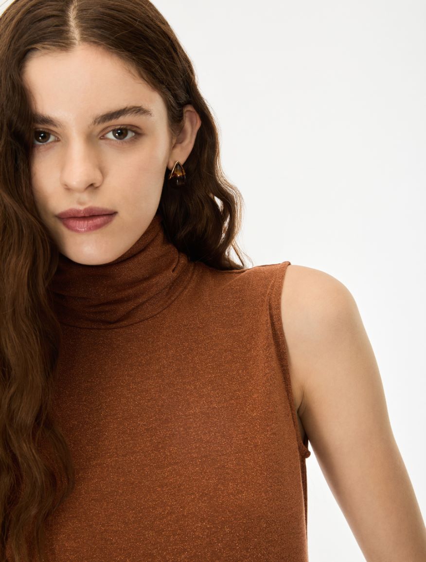 Lurex top - COPPER - iBlues - 3