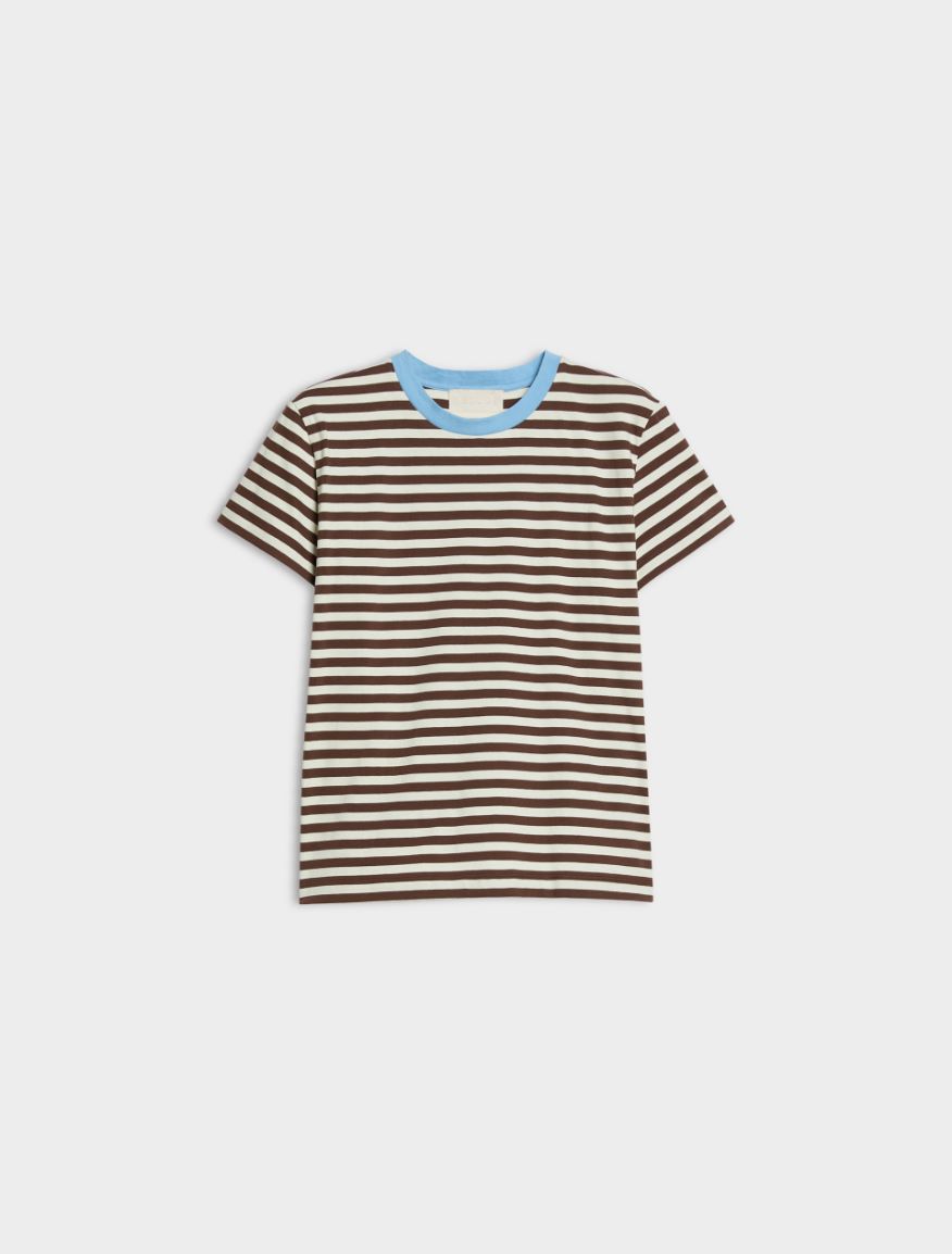 Cotton T-shirt - BROWN - iBlues - 5
