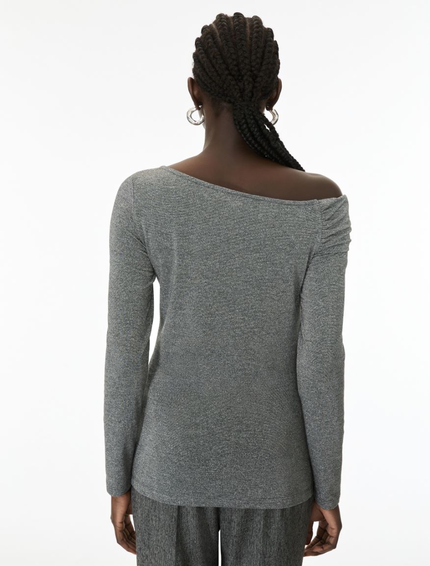 Draped jumper - IRON - iBlues - 2