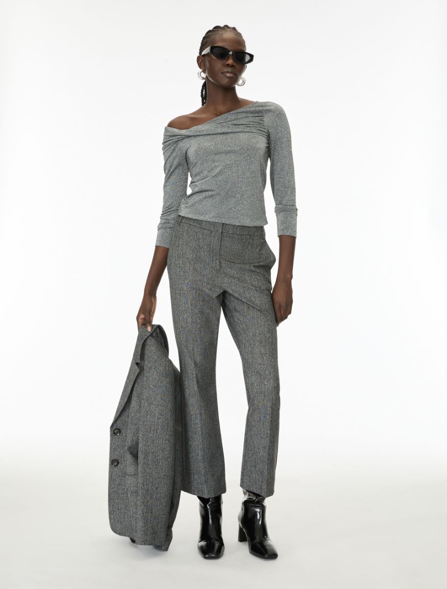 Draped jumper - IRON - iBlues - 4